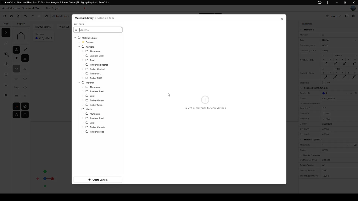 Creating custom materials