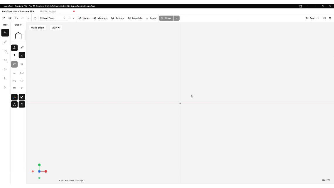 Drawing nodes and members